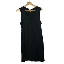 J. Crew Black Pocket Bust V-Neck Sleeveless Mini Dress XS
