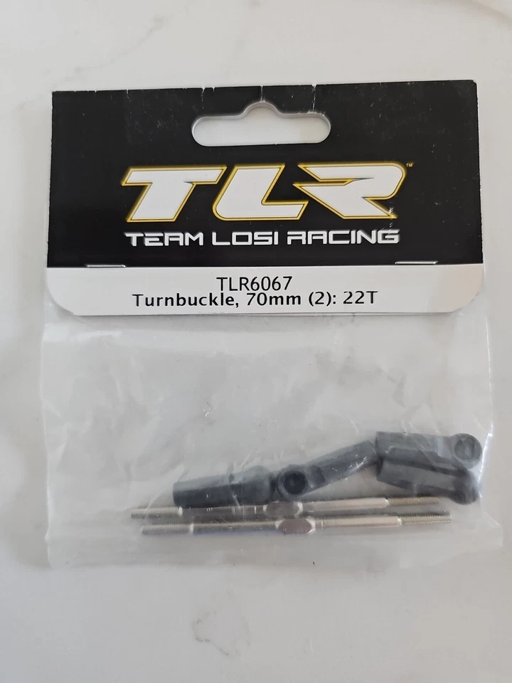 Team Losi Racing 22T 2.0 TLR6067 Turnbuckle, 70mm (2): 22T - Image 1 of 1