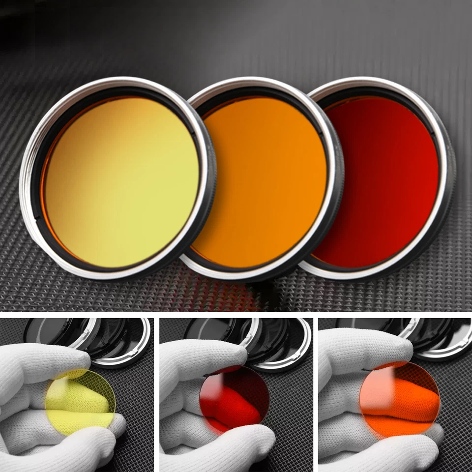 Lens hood,Bay I,Bay II,Bay III,orange,red,yellow filter kit with leather case2M - Image 3 of 4