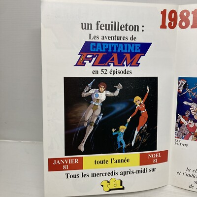 RARE Prospectus ancien catalogue dessin animé Capitaine Flam