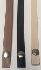 Natural Black Brown Leather High Chair tray Safety Strap seat baby child kids