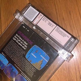 1996 Nintendo NES Gumshoe WATA 7.5 CIB Graded Black Box Game 