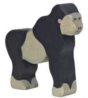 Gorilla Von Holztiger Holzgorilla Affe Holzaffe Dschungeltier Regenwald Urwald