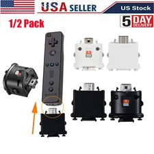 1/ 2 Pack Motion Plus Sensor Adapter Replace For Nintendo Wii / Wii U Controller