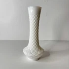 VTG Randall Milk Glass Bud Vase English Hobnail -9" Tall