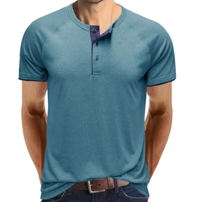 Summer New Men's Short Sleeve T-shirt Tops Clothing T-shirt Men's Tops