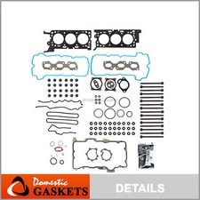 Full Gasket Set with Head Bolts Fits 00-03 Jaguar S-Type 3.0L V6 DOHC 24v