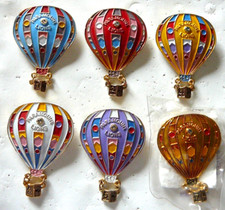 Lions Club Pins - PARAMOUNT (CA) LIONS HOT AIR BALLOONS  (6 Pins)