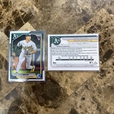 2024 Bowman Chrome #78 Zack Gelof Rookie Oakland Athletics RC B-21