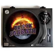 BLACK SABBATH Turntable Slipmat for Vinyl Records 12” DJ Slip Mat heavy metal