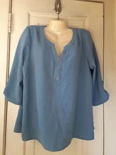 Naif Woman's 3/4 Sleeve Top Size 1X