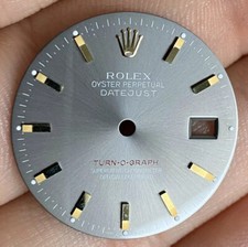 Rolex graues Zifferblatt Luminova für Dateju...