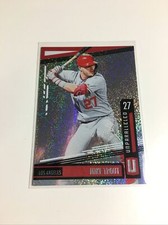 MIKE TROUT (ANGELS)  2020 PANINI CHRONICLES UNPARALLELED BASEBALL BASE CARD #24 