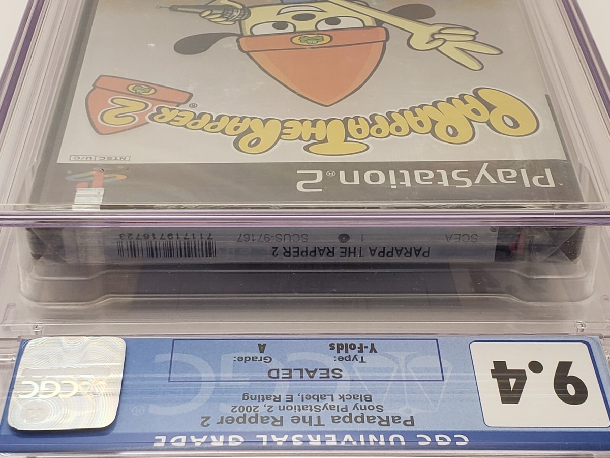PaRappa the Rapper 2 (Sony PS2, 2002) [Factory Sealed / CGC