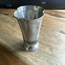 Vtg•Rare Design•Norwegian Pewter• Viking Tinn•Norway Folk Art•Hand Made•93%Made