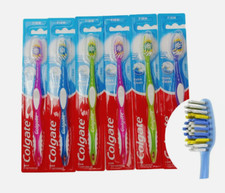 6 Colgate Toothbrush Extra Clean Full Head FIRM 95 Brushes HARD - NEW