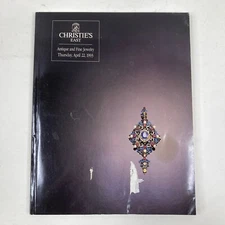 Christies East New York Antique & Fine Jewelry Apr 22 1993 Auction Catalog