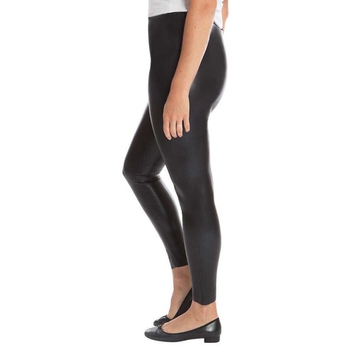 Mario Serrani Womens Faux Leather Leggings, Black Size XS - Picture 4 of 4