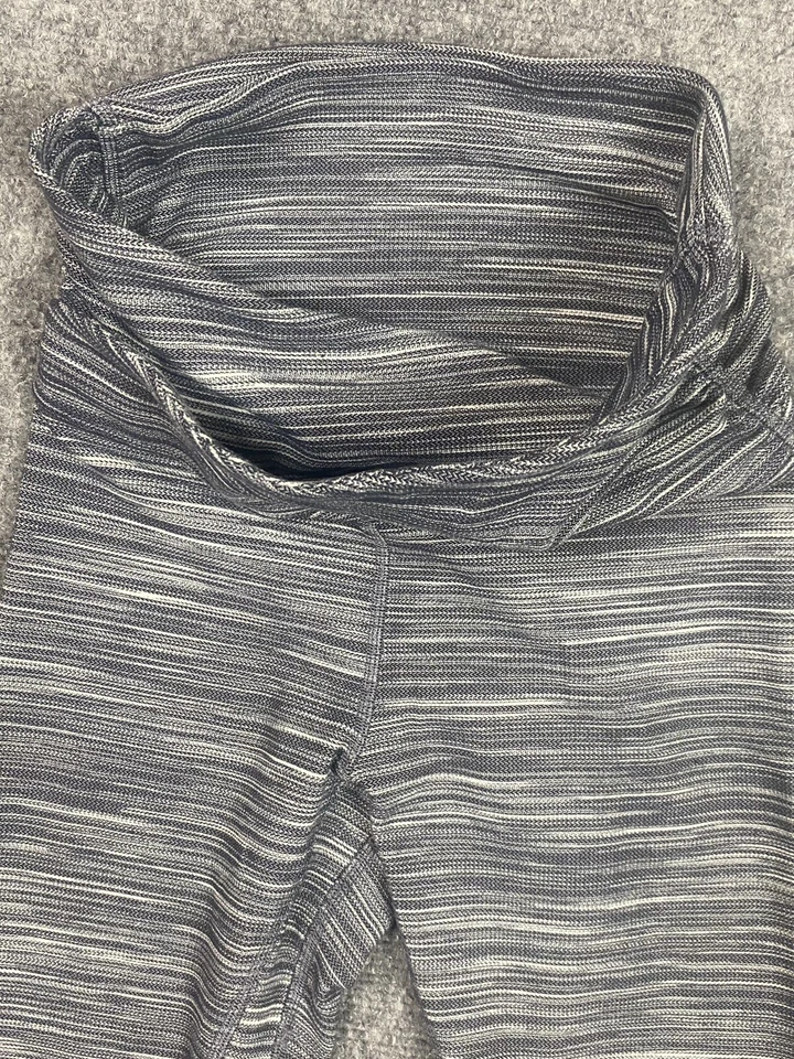 Lululemon Legging Criss Cross Waist Gray Heather Girls Size 4 - Image 3 of 4