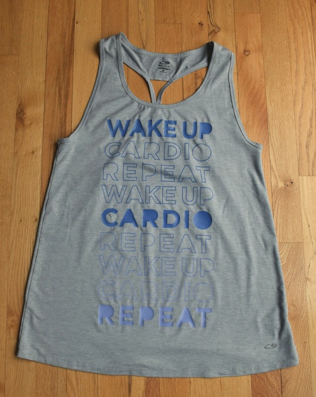 EUC! Champion Duo-Dry athletic racerback workout top shirt (M) Cardio, Wake Up