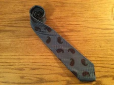 Andhurst Mens Necktie Blue All Silk Paisley Tie 84T-3