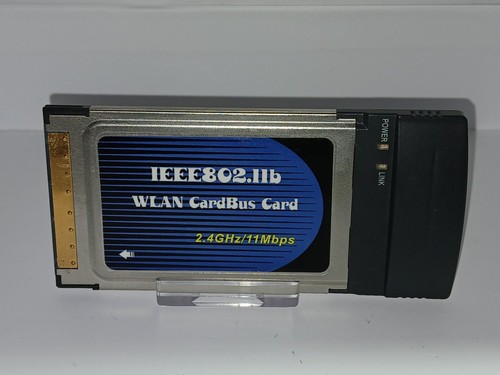 ✔️📶 BROMAX COMMUNICATIONS WE302R WIFI PCMCIA CARDBUS 32BIT PC CARD - Picture 1 of 3