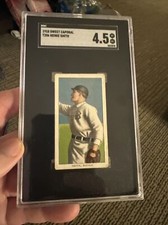 1910 T206 George Heinie Smith SGC 4.5 SwCap 350 Buffalo Minor Leaguer Centered