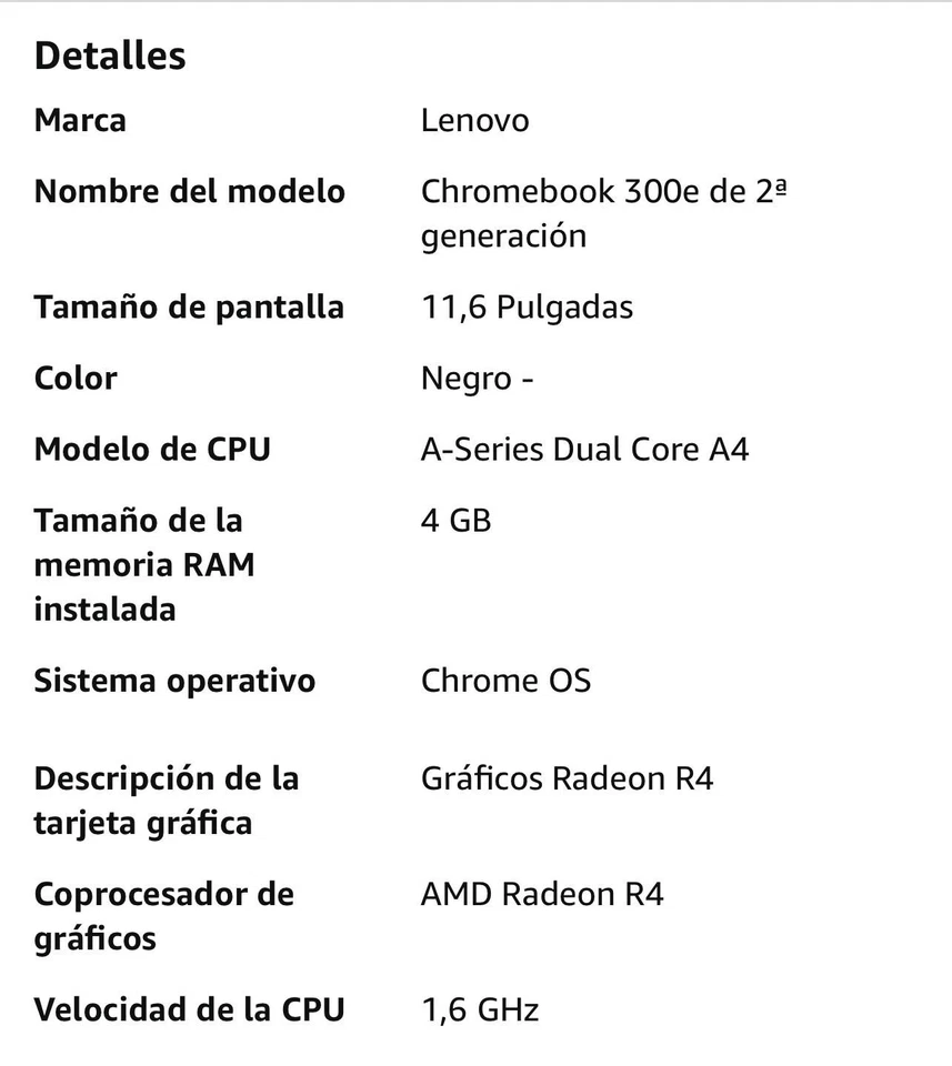 Lenovo 300e Chromebook 2nd Gen 82CE0000US 11.6-Inch, 2-in-1 Touchscreen, New - Image 4 of 4