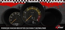 Porsche Macan Boxster Cayman 718 / 981 / 982 Tachoscheiben / 992 Design Porsche Macan Boxster Cayman 718 / 981 / 982 Tachoscheiben / 992 Design