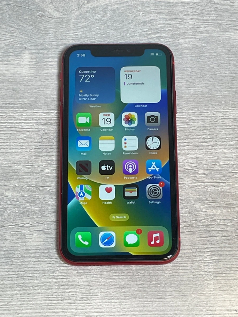 Las mejores ofertas en Apple iPhone 11 Rojo celulares y
