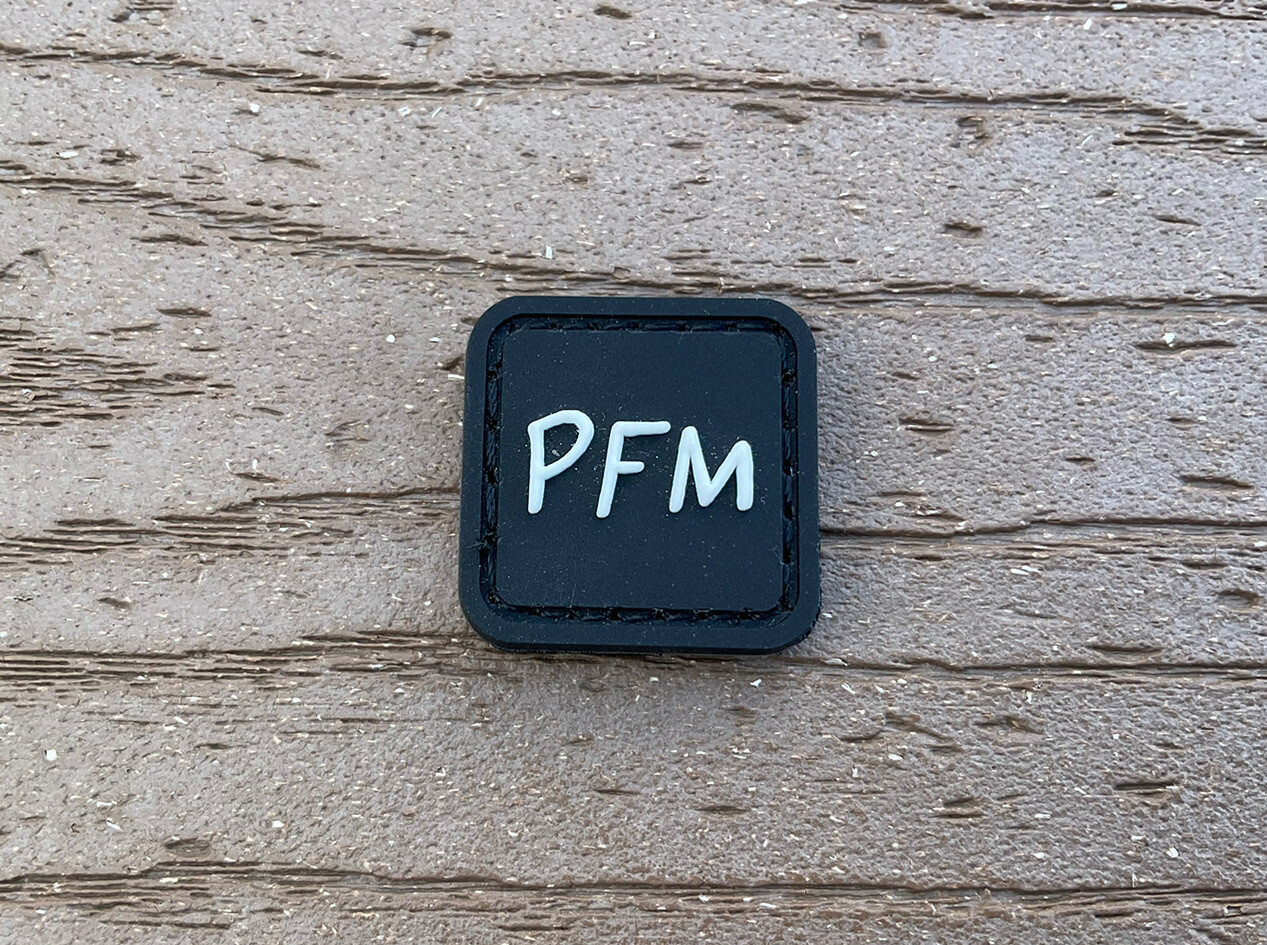 Pete's Pirate Life “PFM” Morale Pouch Patch Ranger Eyes Patch White/Black EDC