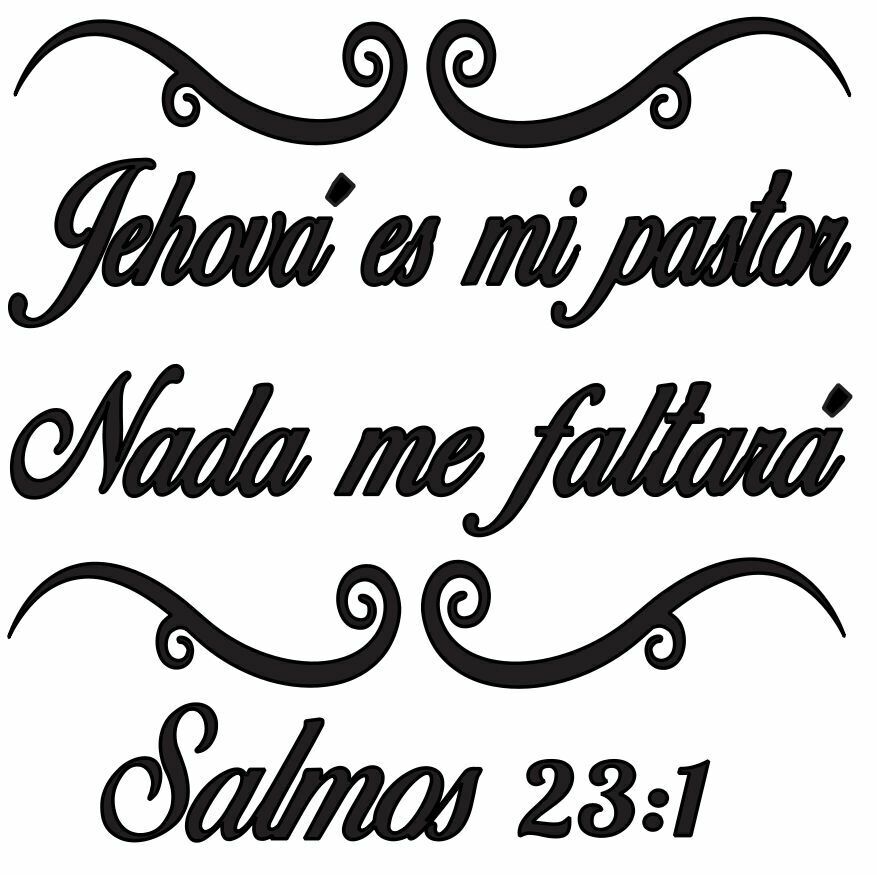 Salmo 23 - Pastor - Sticker