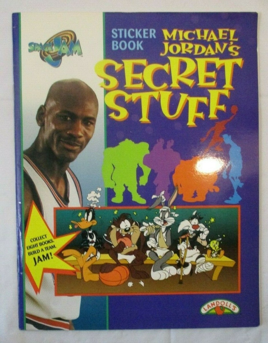 ファングッズ STICKERS SPACE JAM MICHAEL JORDAN Michael Jordan's Secret Stuff Sticker Book Space Jam Bugs Bunny