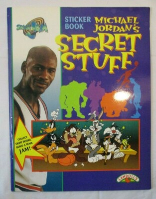 Michael Jordan's Secret Stuff Sticker Book Space Jam Bugs Bunny