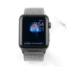 Apple Series 3 130688 GPS Space Aluminum Case Watch - Black for sale online  | eBay