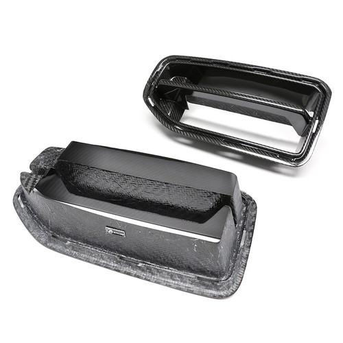 M2 Dry Carbon Fiber Front Grill Replacement For BMW G87 M2 Kidney Grilles 2023+ - Picture 4 of 11