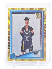 AZIAHA JAMES 2025 DONRUSS WNBA RATED ROOKIE GOLD LASER /10 #95 WINGS Q5722