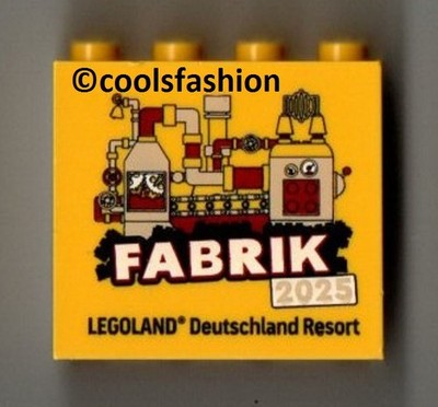 NEW    Fabrikstein 2025    SAMMELSTEIN SONDERSTEIN PROMOBRICK LEGO  LEGOLAND