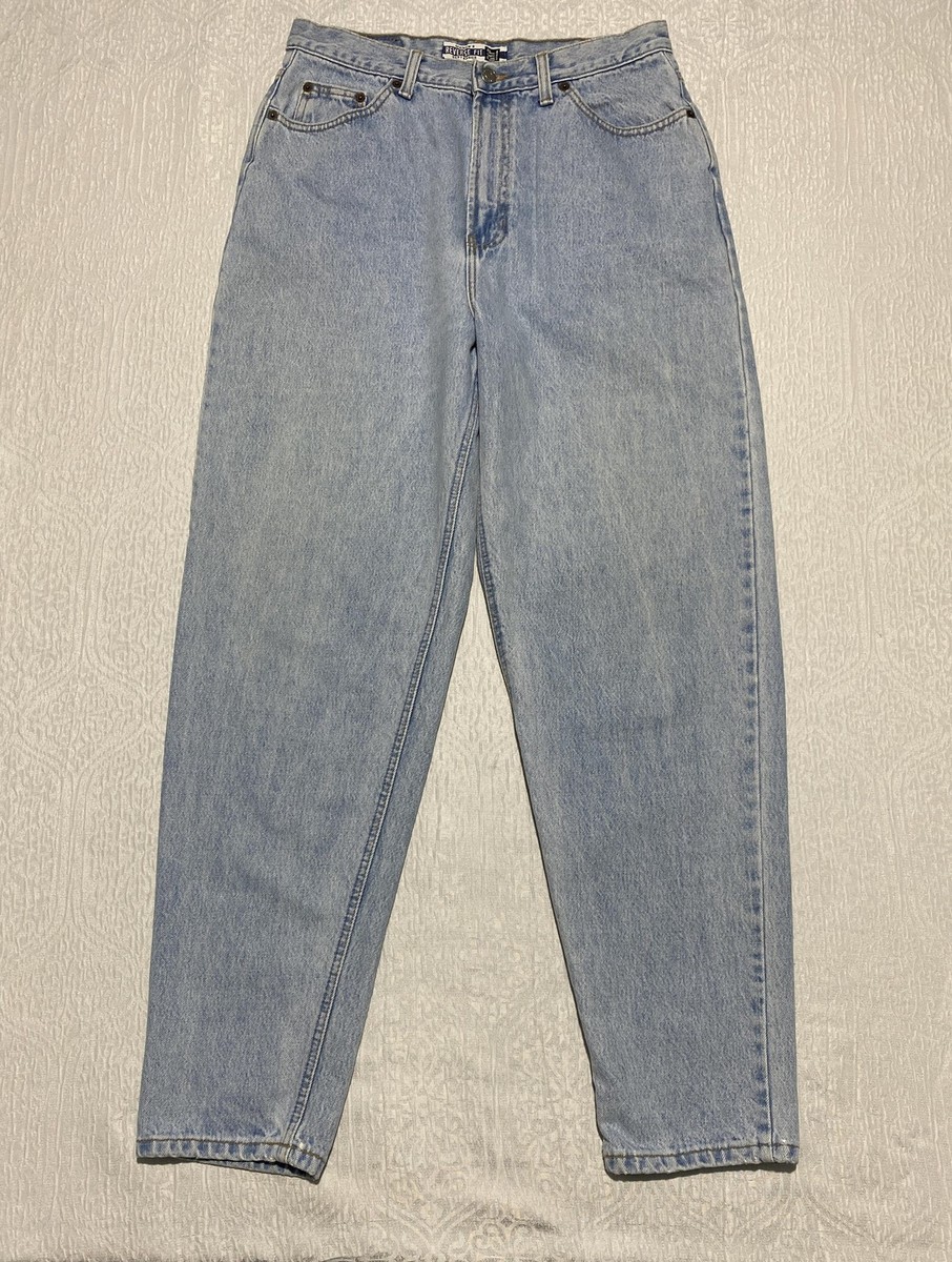 も*く様 1990s old gap contractor buggy jean Vintage GAP Jeans Womens 14 Regular Reverse Fit Tapered High Waist
