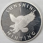 1/2 Troy oz Sunshine Mint .999 Silver Round