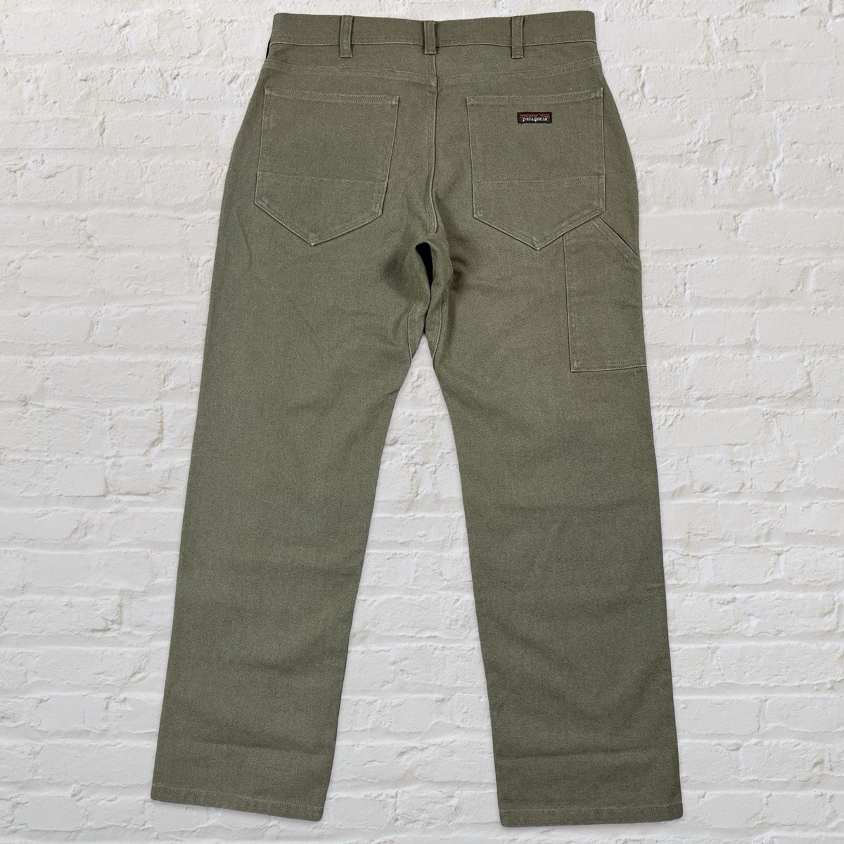 patagonia カーキ ワークパンツ Patagonia Iron Forge Pants Mens 35x30 Green Hemp Canvas Cargo