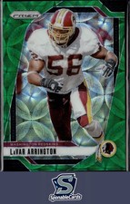 2024 Panini Prizm #295 LaVar Arrington Green Scope #/75