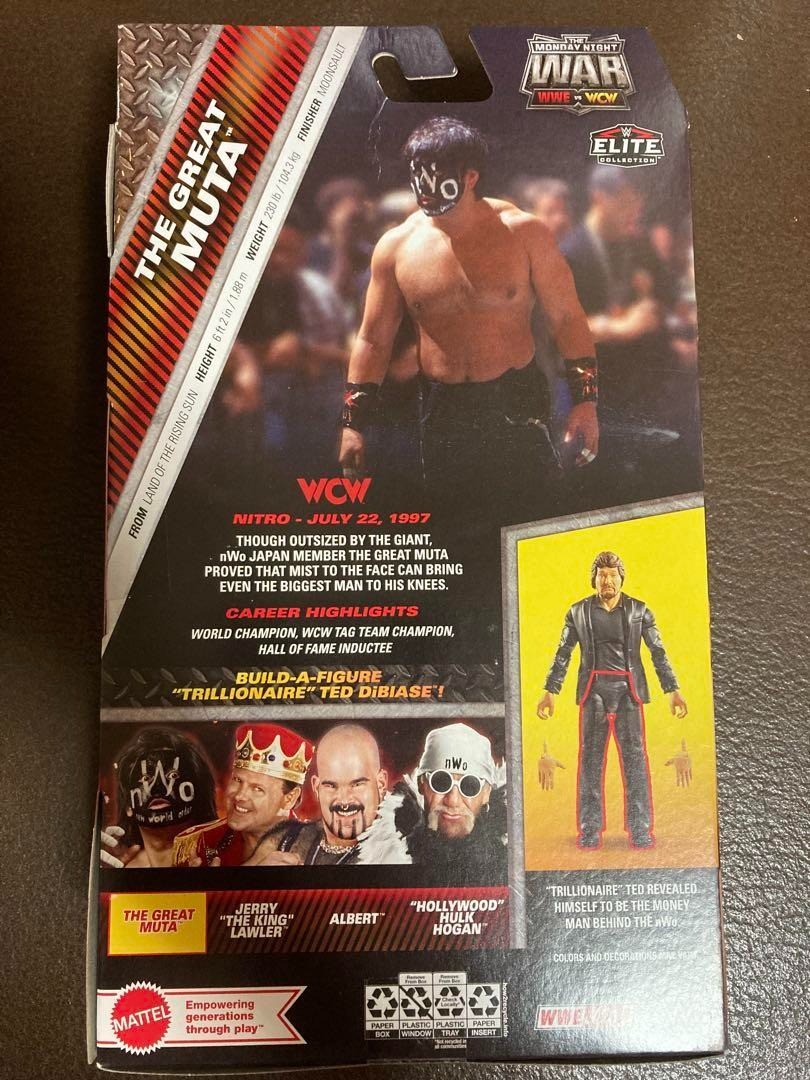 WWE WCW グレート・ムタ　マテル　白 WWE WCW グレート・ムタ マテル 白 WWE WCW グレート・ムタ