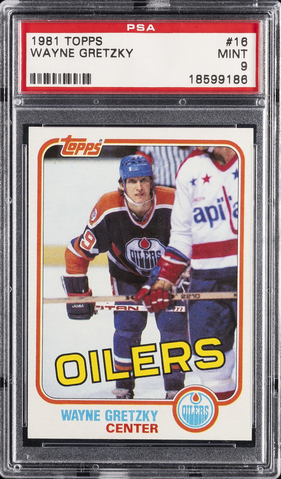 1981 TOPPS #16 WAYNE GRETZKY PSA 9