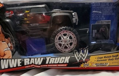 Hot Wheels WWE RAW Truck Full-Function RC 1:14 Electric 2WD Black Red