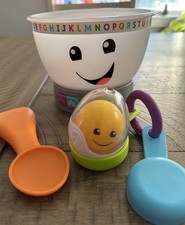 Fisher Price Laugh  Learn Magic Color Mixing Bowl Kids Educational Toy Lights