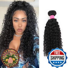 Blisshair 10A Kinky Curly Virgin Brazilian Human Hair Bundles 10"-30"