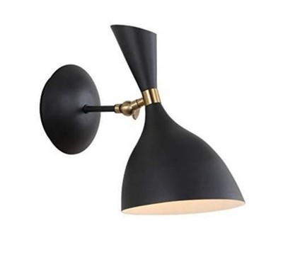 JONATHAN Y JYL9066A Josef 7'' Iron Retro LED Wall Sconce for Living Room Bedroom