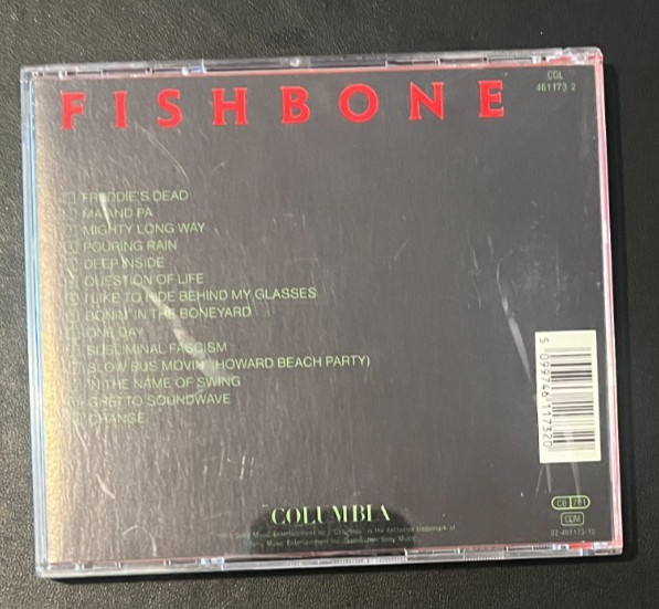 Fishbone Truth And Soul CD 1988 CBS 461173 2 Europe Near Mint!
