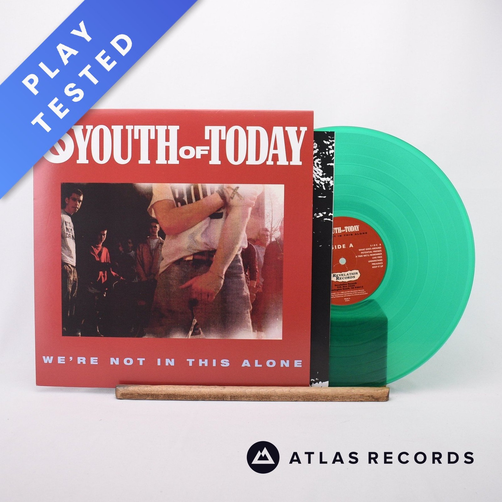 Youth Of Today We're Not In This Alone LP Album Vinyl Record - EX/NM